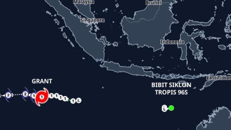 BMKG Deteksi Bibit Siklon Tropis Baru 96S, Waspadai Cuaca Ekstrem di Sejumlah Wilayah