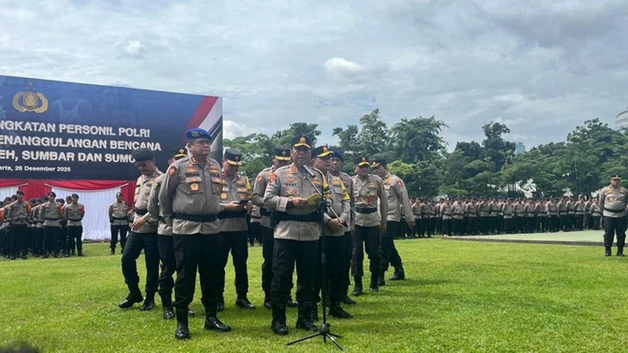 Wakapolri Tinjau Langsung Penanganan Bencana Sumatera, Fokus Pemulihan Pascabencana