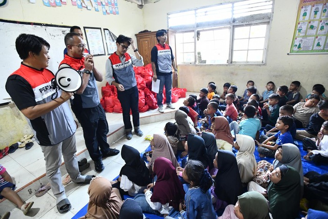Pertamina Peduli Gelar Trauma Healing untuk Anak Korban Bencana Banjir di Agam