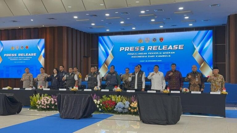 Polri Berhasil Pulangkan 9 WNI Korban TPPO di Kamboja, KSPSI dan Bupati Kuningan Apresiasi Cepat Tanggap