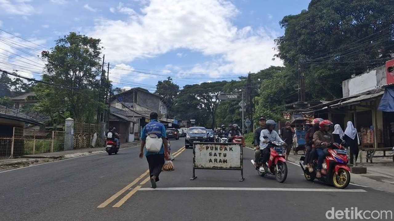 Arus Balik Puncak Bogor Arah Jakarta Diberlakukan One Way Siang Ini