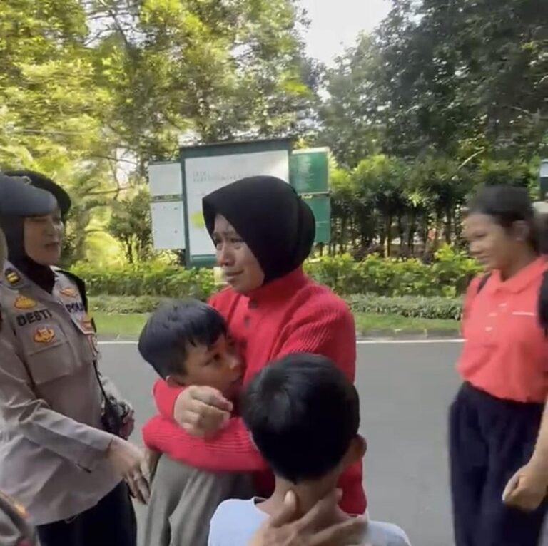 Respons Cepat Polresta Bogor: Anak Hilang di Kebun Raya Bogor Akhirnya Bertemu Ibu
