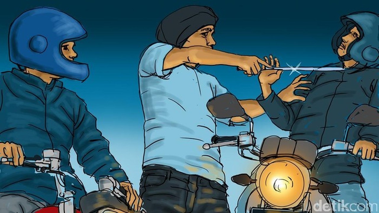 YN Ditangkap Polisi Setelah Rampas Motor Ojek Pangkalan di Pandeglang
