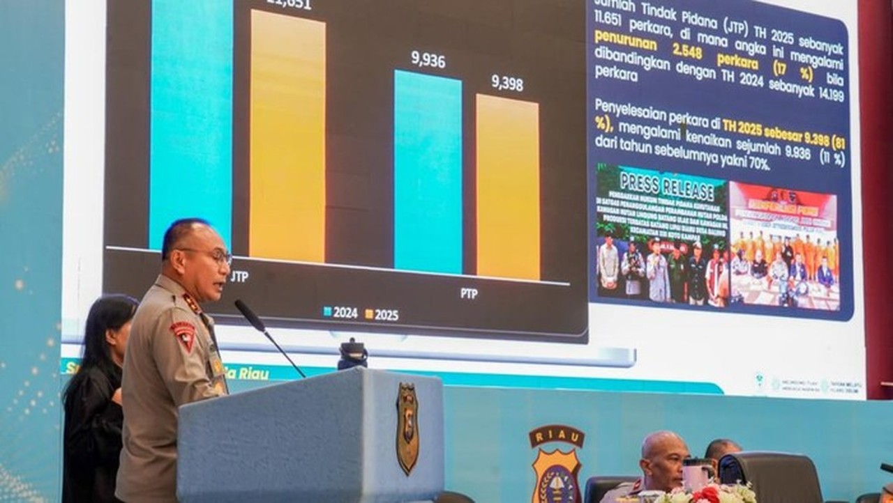Polda Riau Pecahkan Rekor Pemusnahan 772 Rakit PETI Sepanjang 2025