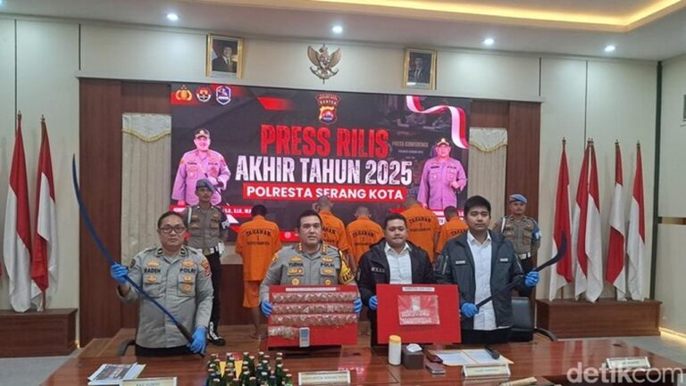 Polresta Serang Kota: Kasus Kriminal Turun 386, Narkotika Naik Jadi 82 Kasus di 2025 Polresta Serang Kota: Kasus Kriminal Turun 386, Narkotika Naik Jadi 82 Kasus di 2025