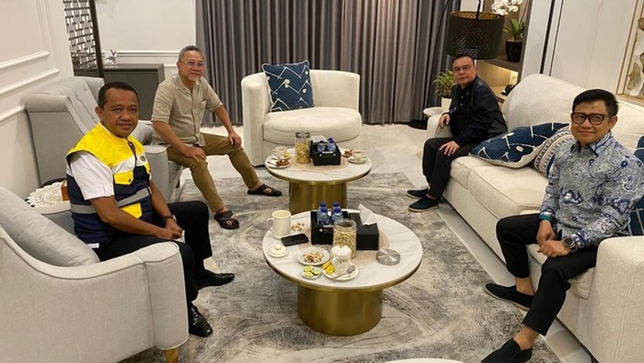 Empat Elite Partai Politik Berkumpul di Rumah Bahlil Lahadalia, Bahas Apa?