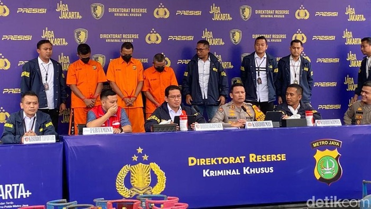Polda Metro Jaya Bongkar Pengoplosan Gas Subsidi, 3 Tersangka Diamankan