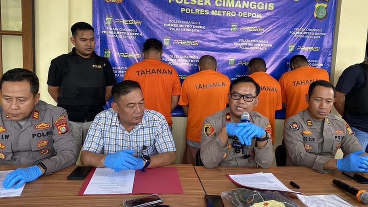 Begal Berkedok Debt Collector Rampas Motor Lansia di Depok, 4 Pelaku Diringkus Polisi