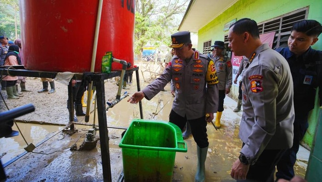 Kapolri Tinjau 122 Sumur Bor Polri di Aceh Tamiang, Pulihkan Aktivitas Warga Pascabencana