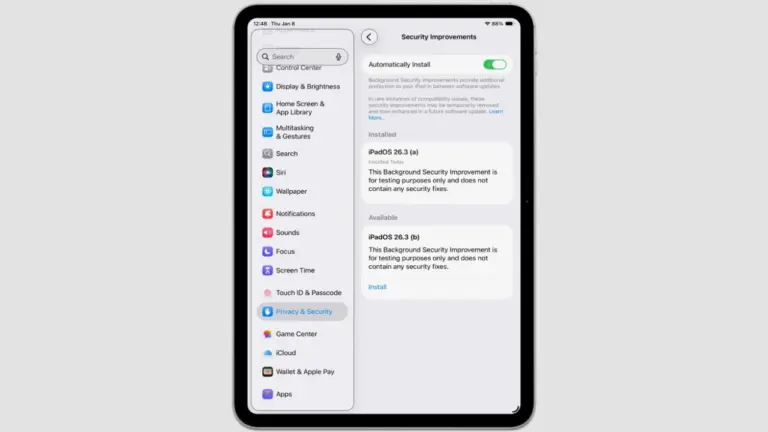 Apple Rilis Update Backgroun Security Kedua untuk iOS 26.3 Beta Apple Rilis Update Backgroun Security Kedua untuk iOS 26.3 Beta