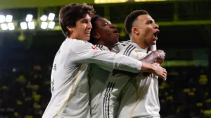 Dua Gol Mbappe Antar Real Madrid ke Puncak Klasemen La Liga Usai Taklukkan Villarreal
