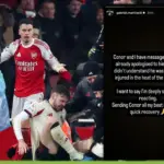 Gabriel Martinelli Minta Maaf Usai Dorong Conor Bradley yang Cedera di Laga Arsenal vs Liverpool