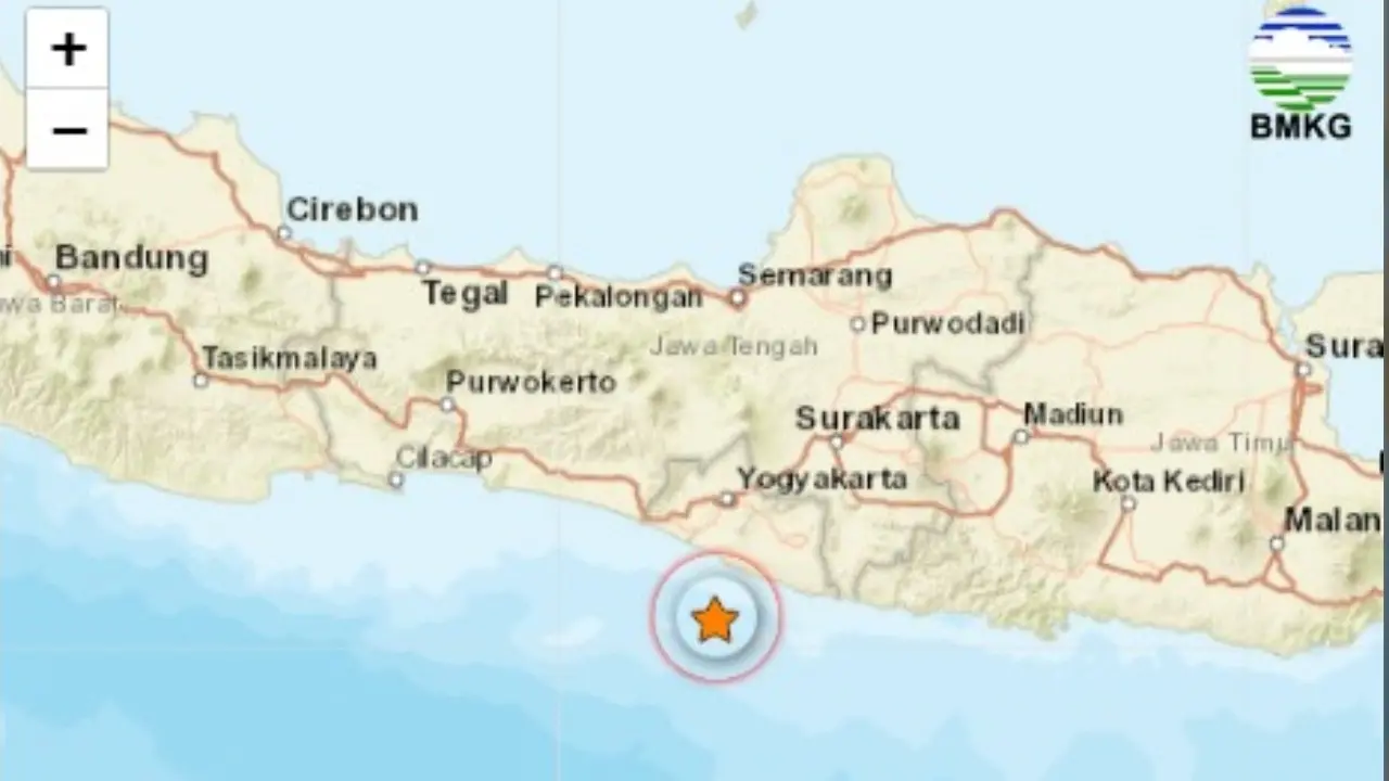 Gempa Magnitudo 4 4 Guncang Yogyakarta Getaran Terasa Hingga Sukoharjo