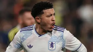 Gol Perdana Jadon Sancho di Aston Villa, Awal Kisah Bangkit di Tangan Emery