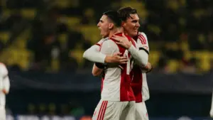 Gol Telat Oliver Edvardsen Antar Ajax Menang 2-1 Atas Villarreal di Liga Champions