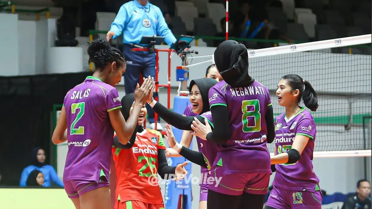 Hasil Proliga 2026 Putri Jakarta Pertamina Enduro Kalahkan Medan Falcons 3 0