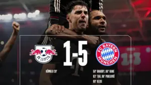 Hasil RB Leipzig vs Bayern Munich: Die Roten Menang 5-1 Usai Pesta Gol di Babak Kedua Bundesliga