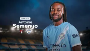 Manchester City Resmi Boyong Antoine Semenyo Rp 1,4 Triliun, Pakai Nomor Punggung Yaya Toure