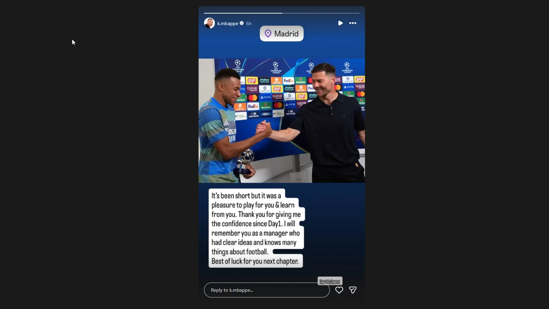 Pesan Haru Kylian Mbappe Untuk Xabi Alonso Terima Kasih Sudah Berikan Kepercayaan Diri