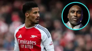 Sol Campbell: Gabriel Magalhaes dan William Saliba Harus Juara Liga Inggris untuk Jadi Duet Bek Top