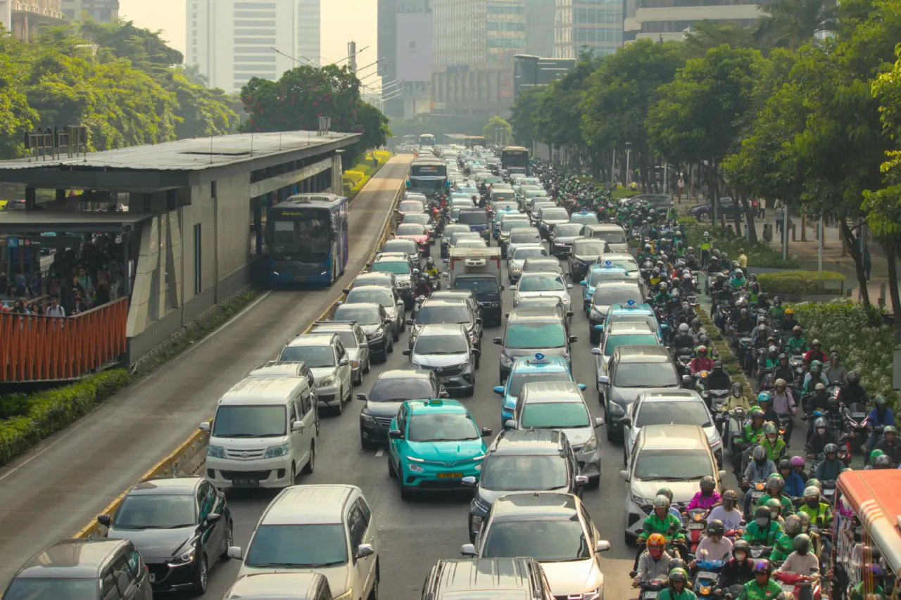 Aksi Ojol Hari Ini Bikin Lalin Jakarta Pusat Padat, Antisipasi Kemacetan Lewat Jalur Alternatif Ini