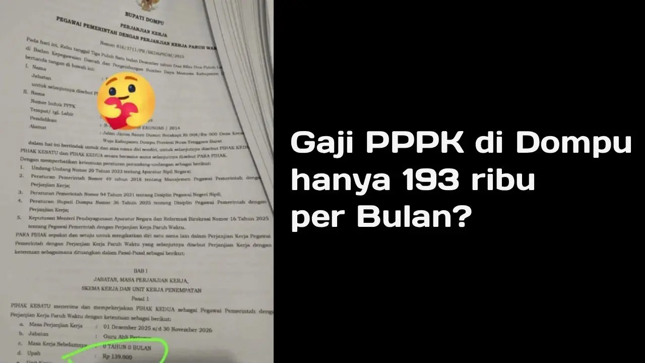 Gaji Pppk Dompu