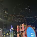 Perayaan Tahun Baru 2026 di Bundaran HI: Drone ‘Jakarta for Sumatra’ Hiasi Langit Jakarta