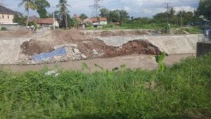 Tembok Penahan Tanah Sungai Cibanten di Serang Longsor, Perbaikan Segera Dilakukan