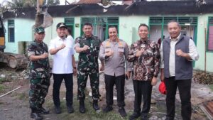Enam Rumah Dinas TNI di Pekanbaru Dibangun Ulang Pasca Kebakaran, Pemerintah Kota Turun Tangan