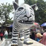 Patung Macan Kediri Viral Mirip Kuda Nil, Sempat Ditawar Rp 180 Juta dan Jadi Objek Wisata Dadakan