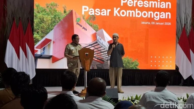 Gubernur DKI Jakarta Resmikan Pasar Kombongan, Pedagang Curhat Soal Akses yang Tertutup