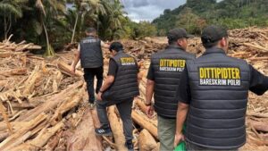 Bareskrim Polri Tetapkan Tersangka Kasus Gelondongan Kayu di Tengah Banjir Sumatera Utara