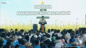 Prabowo Umumkan Swasembada Pangan Tercapai di 2025, Akhiri Ketergantungan Impor