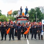 Buruh Kembali Geruduk Istana Negara, Tolak Penetapan UMP 2026 DKI dan UMSK Jabar