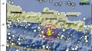 BMKG Catat Gempa Susulan M 2,3 Guncang Pacitan dengan Intensitas yang Menurun