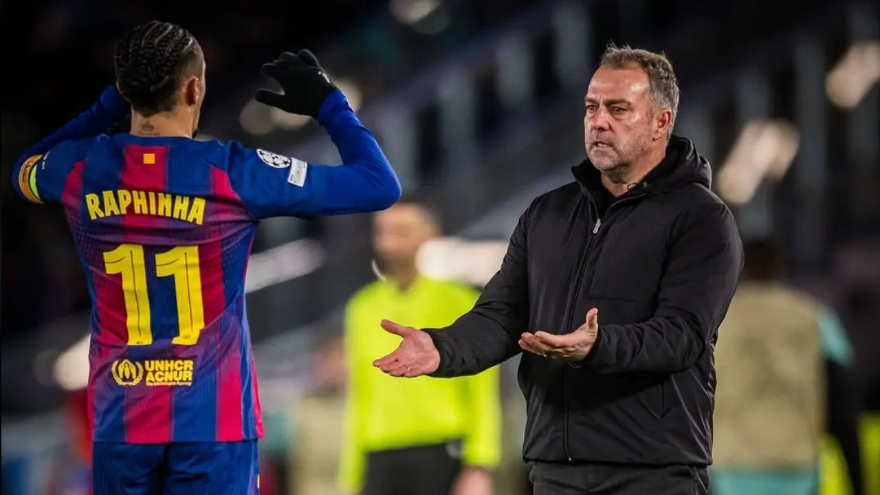 Barcelona Hadapi Albacete Hansi Flick Siapkan Rotasi Pemain Dengan Absennya Raphinha