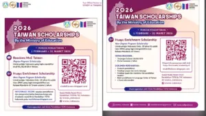 Beasiswa HES 2026 Dibuka, Kuliah Bahasa di Taiwan Gratis Tunjangan Rp14 Juta per Bulan