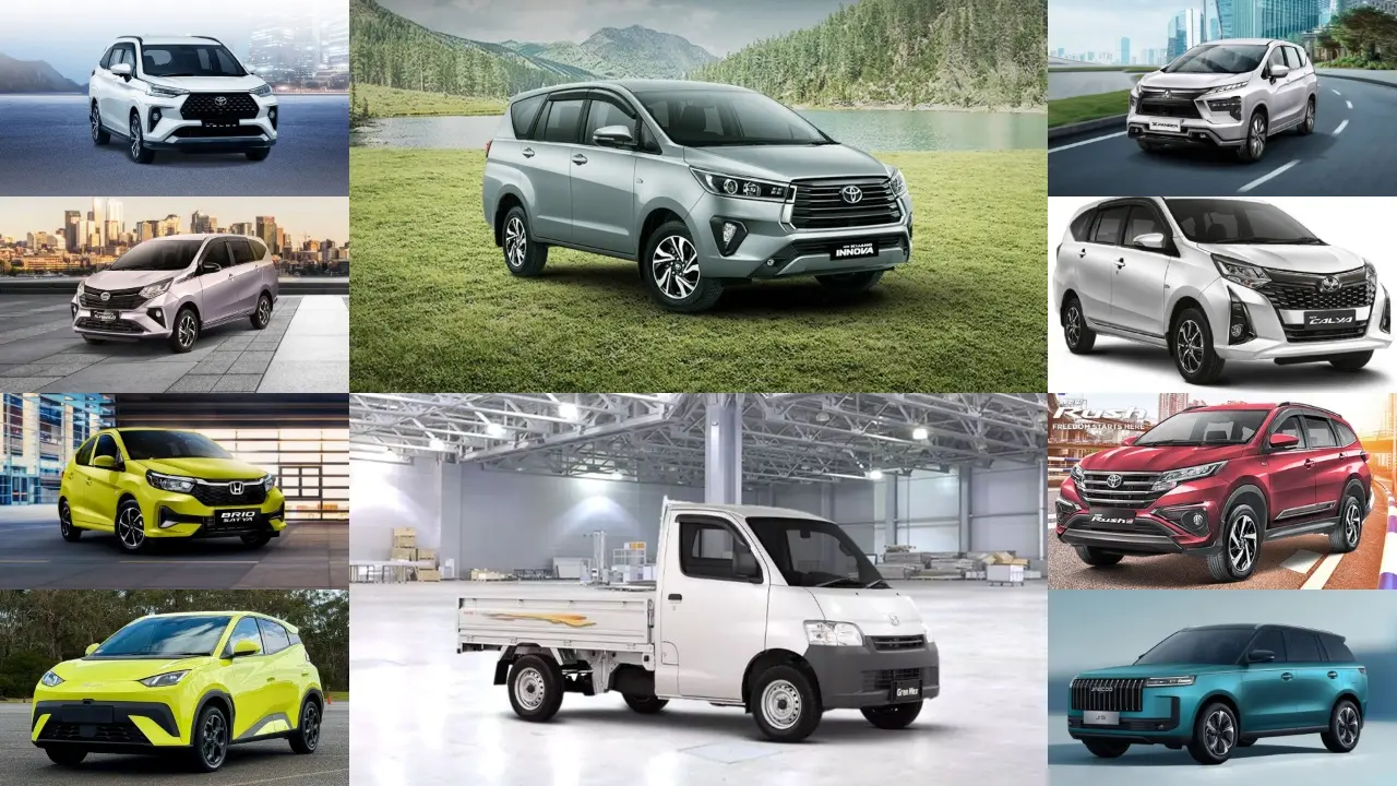 Daftar 10 Mobil Terlaris Indonesia Januari 2026
