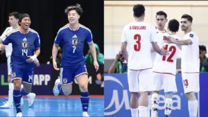 Hasil Piala Asia Futsal 2026, Jepang dan Iran Amankan Puncak Klasemen Grup