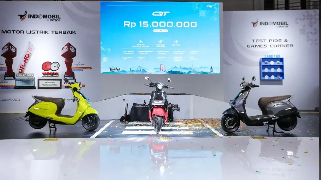 Indomobil Emotor Rilis Qt Dan Qt Pro Di Iims 2026 Motor Listrik Mulai Rp 15 Jutaan
