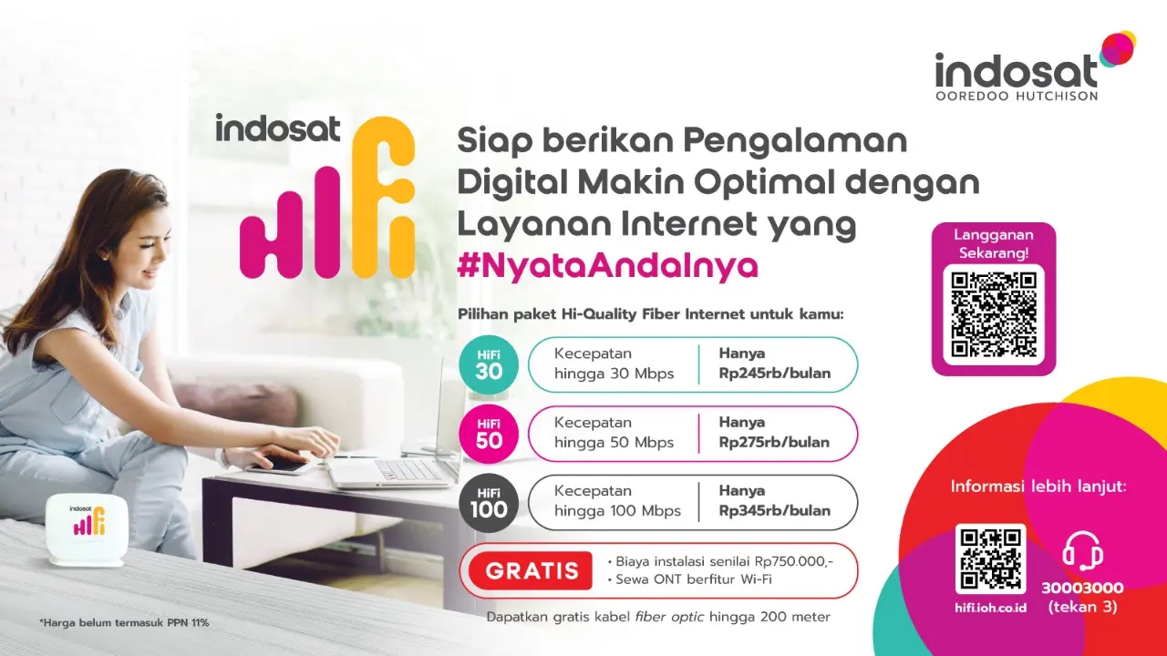 Indosat Rilis Hifi Air Solusi Internet Rumah Tanpa Kabel Yang Bisa Dibawa Mudik