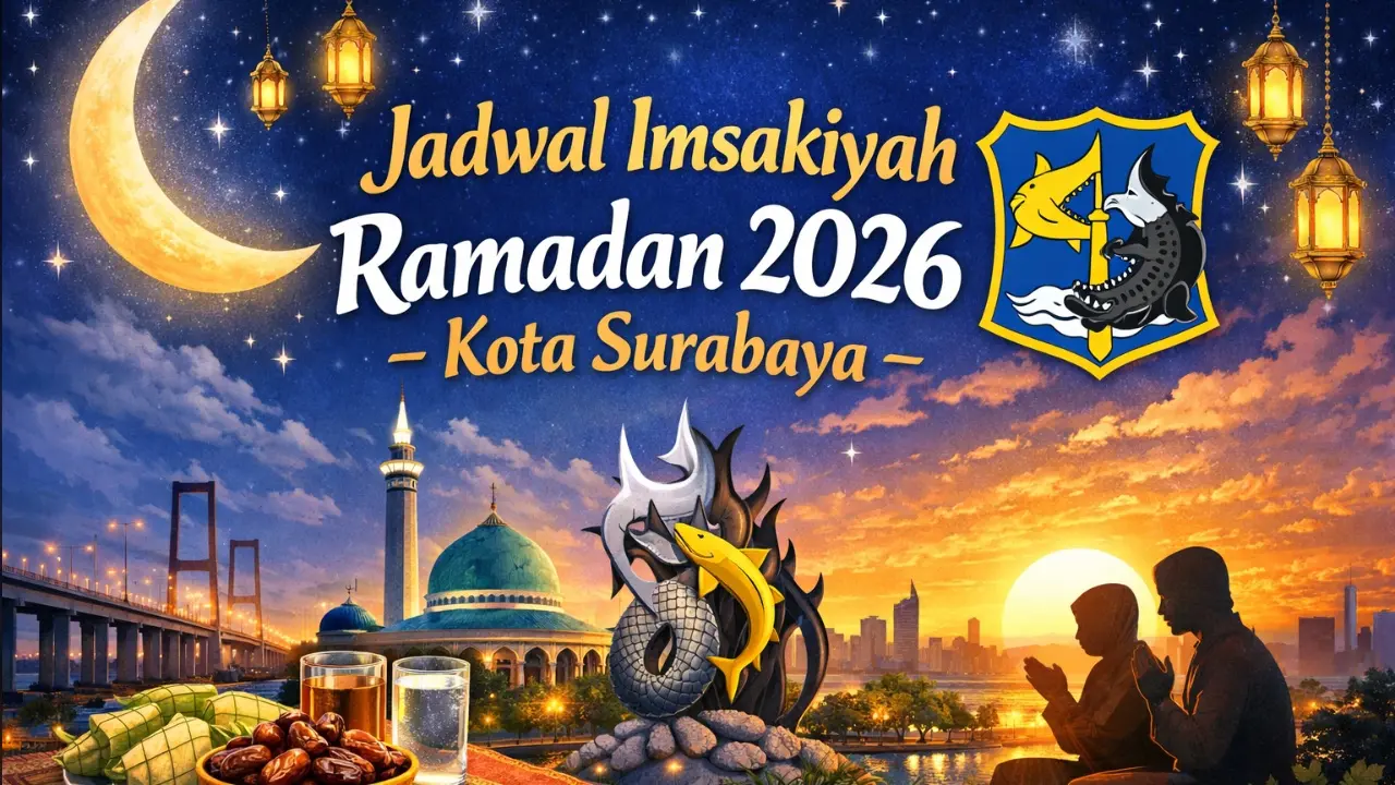 Jadwal Imsakiyah Ramadan 2026 Kota Surabaya