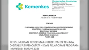 Kemenkes Buka Lowongan Kerja Tenaga Digitalisasi Imunisasi 2026, Cek Posisi dan Cara Daftarnya!