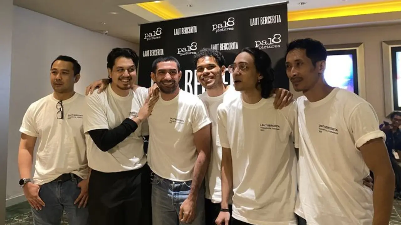 Reza Rahadian Di Konferensi Pers Film Laut Bercerita Di Xxi Plaza Indonesia