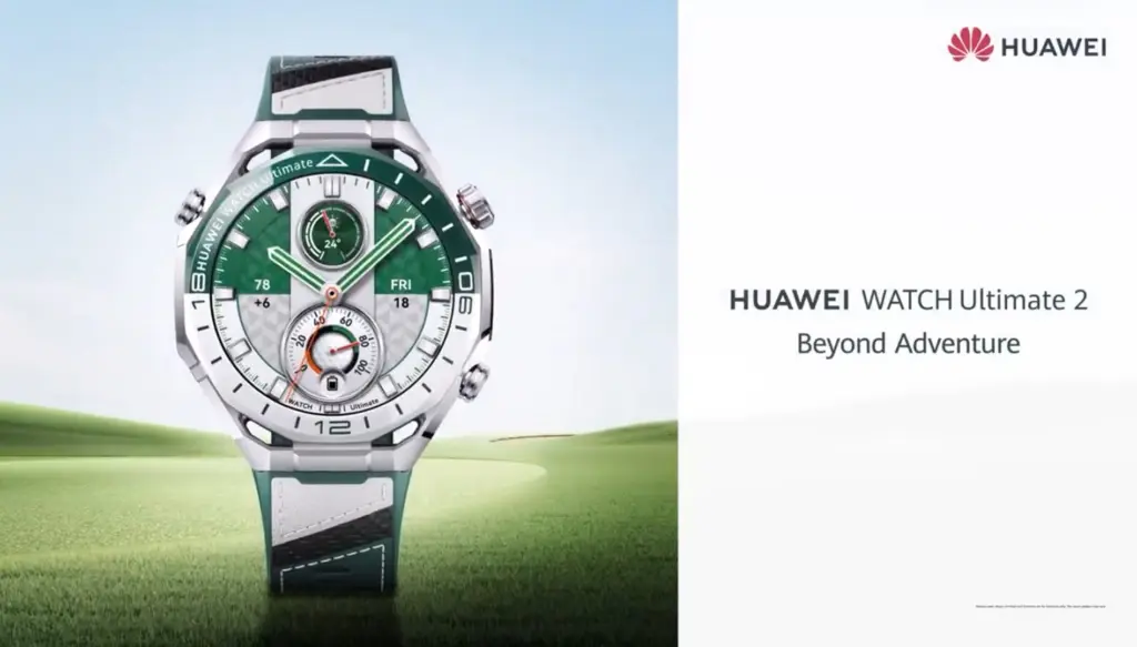 Spesifikasi Huawei Watch Ultimate 2 Green
