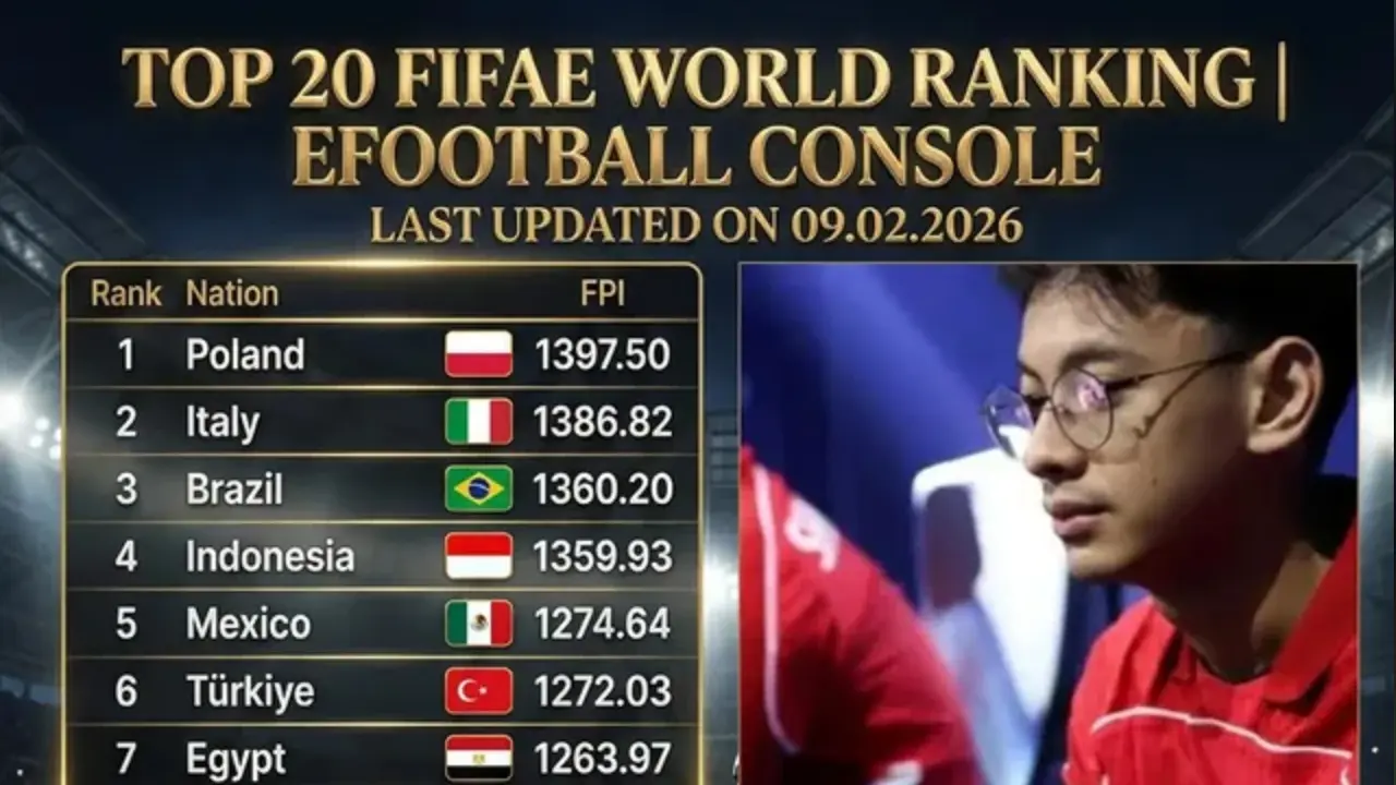 Timnas Esports Indonesia Tembus 4 Besar Dunia Di Ranking Fifae Tempel Ketat Brasil