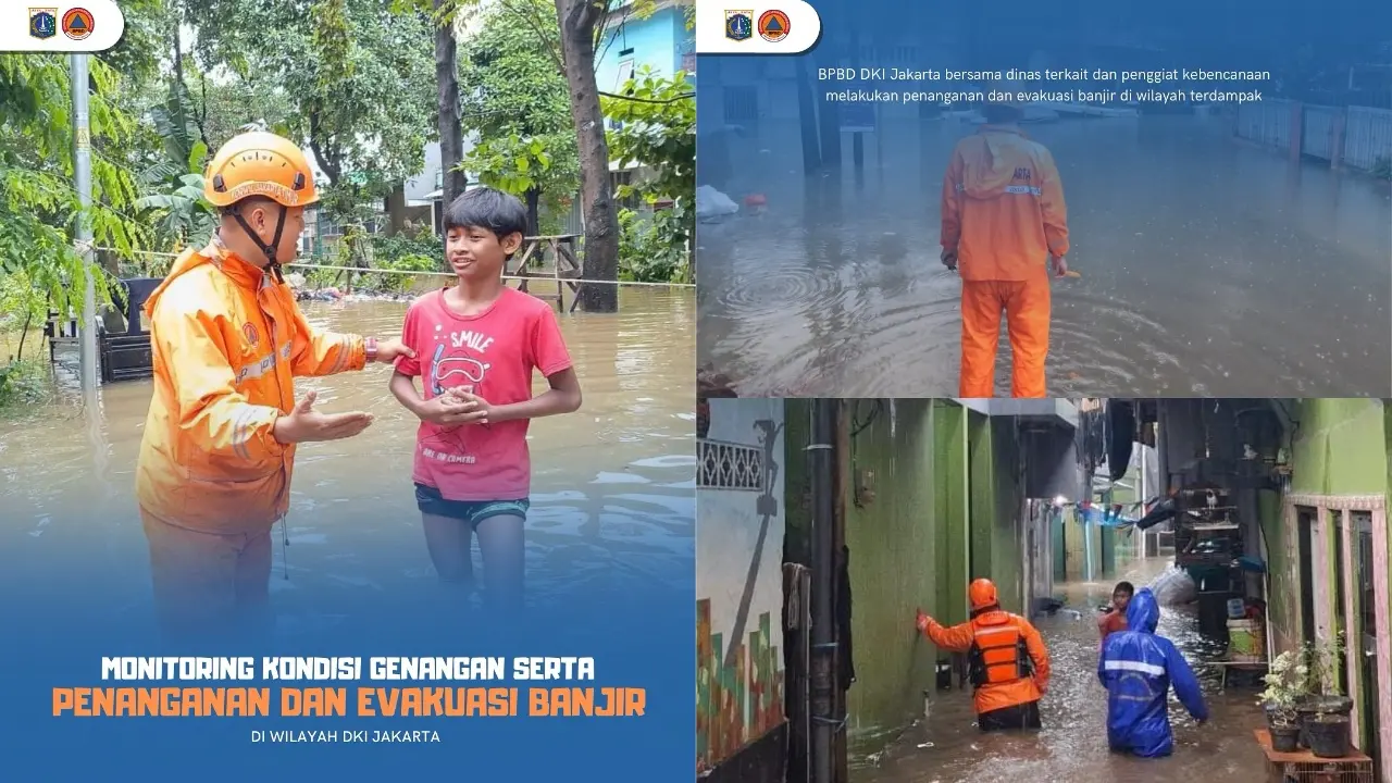 Daftar 19 Ruas Jalan Jakarta Tergenang Banjir Hindari Daan Mogot Hingga Cileduk Raya