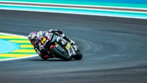 Hasil Practice Moto2 Brasil 2026: Arbolino Tercepat, Mario Aji Tembus Lima Besar di Tengah Cuaca Buruk