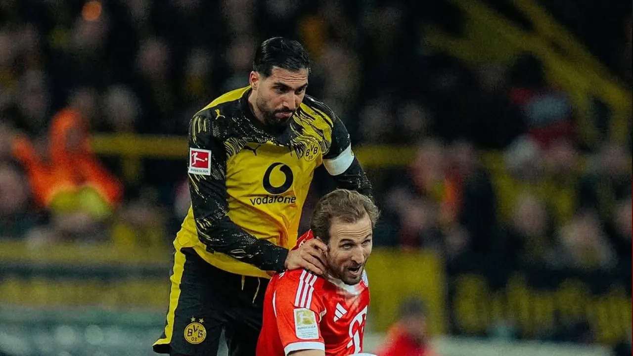 Hasil Sementara Borussia Dortmund Vs Bayern Munchen 1 1 Harry Kane Samakan Kedudukan Di Babak Kedua
