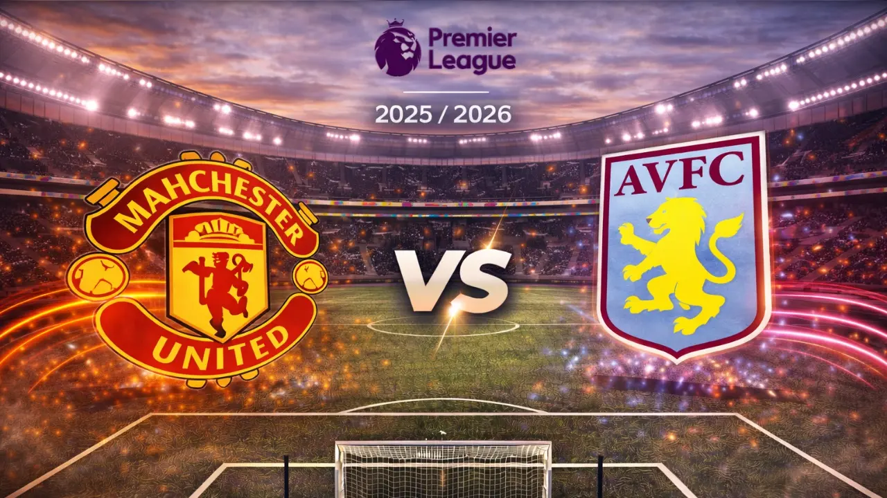 Manchester United Vs Aston Villa Duel Panas Perebutan Tiga Besar Klasemen Liga Inggris